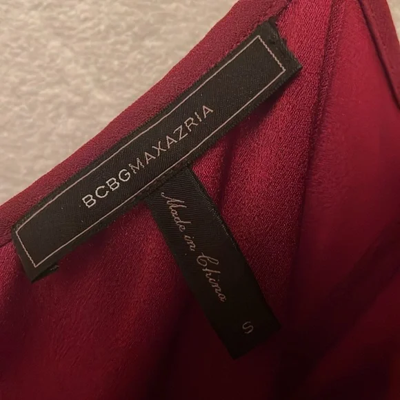 BCBG Maxazria Burgundy Jackie Romper - Picture 10 of 10